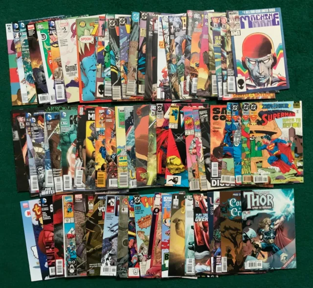 Lot of 80 Comic Books (1980’s-Present) Marvel! DC Comics! Independents! (K)