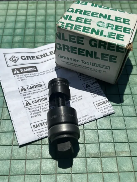 Greenlee 730BB-13/16 13/16-inch Standard Round Metal Punch Unit