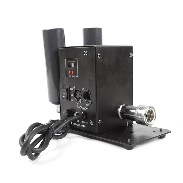 DMX CO2 FOG Smoke Machine DoublePipe Air Column Machine Cannon Fogger