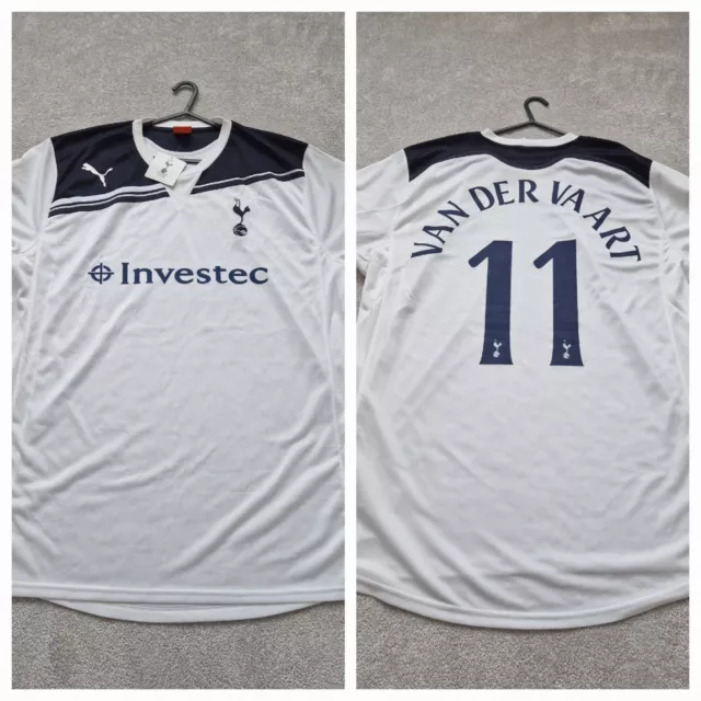 2010-11 Tottenham Home Shirt Van Der Vaart #11 - 7/10 - (S)