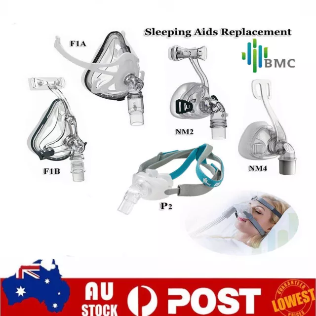 BMC CPAP Nasal Mask with Adjustable Headgear for Sleep Apnea Size S M L