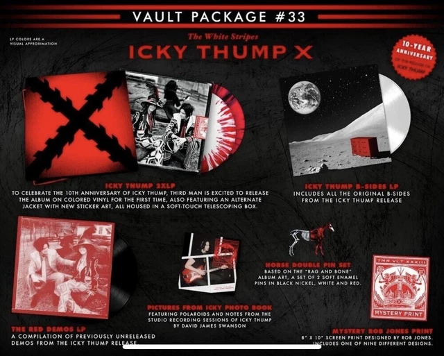 THE WHITE STRIPES Vault #50 DVD & Record EUR 283,61 - PicClick ES