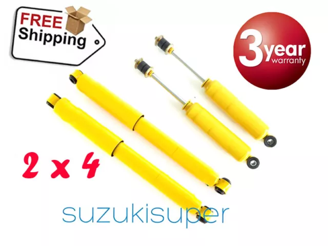 4 Pcs Front+Rear Set GT Gas Shock Absorbers Holden RA Rodeo 2wd 2/2003-08