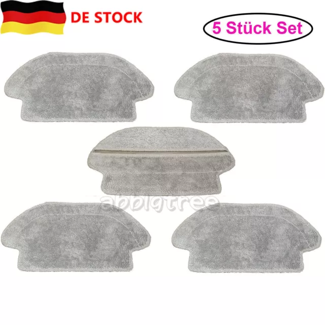 5pcs Mop Mi Robot Wischtücher DE für Saugroboter Pro Vacuum Xiaomi Y9F8