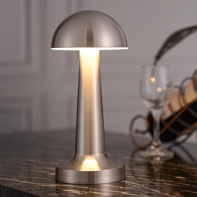 Lampada Da Tavolo a LED Touch Senza Fili Ricaricabile Per Casa Ristorante Bar 6