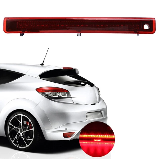 Feu Stop LED Troisième Feu De Frein Pour Mercedes CLK W209 C209 (2002-2009) - Rouge, Compatible OEM
