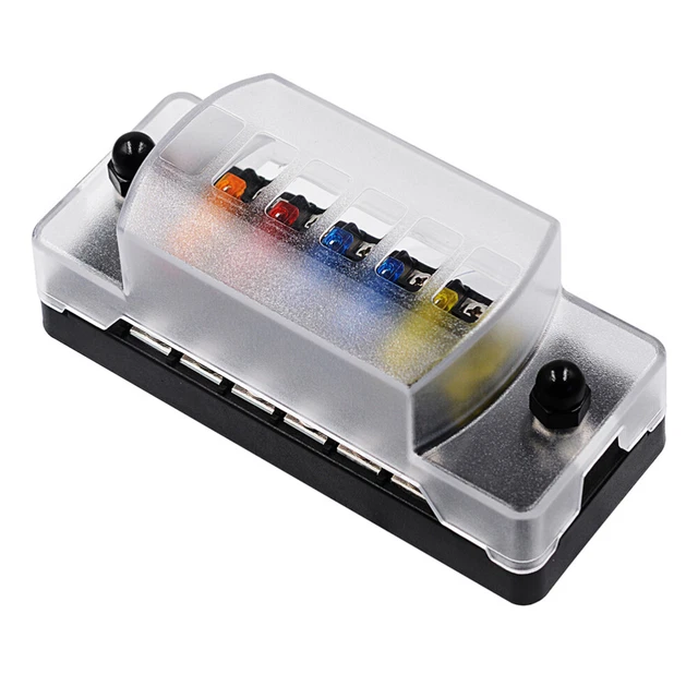 Littelfuse Portafusibile Da Pannello 19mm 20A – 01550320ZXU, Per Fusibili Auto 32V, Temperatura -40...+85°C