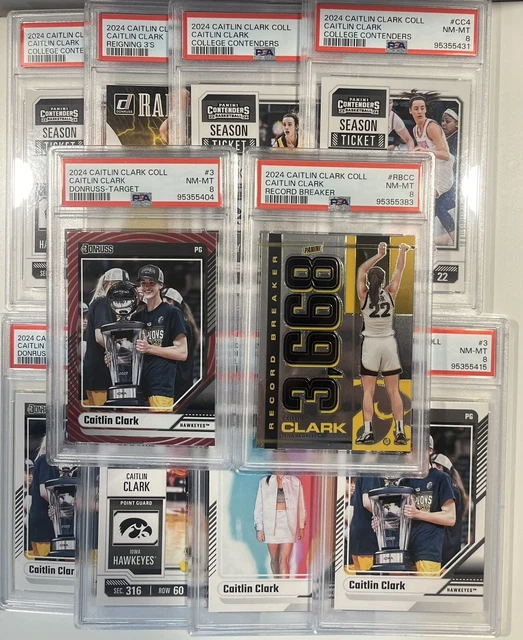 2024 PANINI CAITLIN Clark Collection - Caitlin Clark Rookie Card - PSA