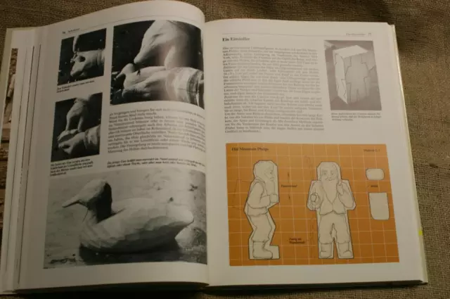 Fachbuch Schnitzen Schnitzer Holzfiguren Holzkunst Reliefschnitzen Figuren