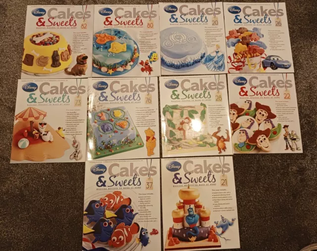 Bundle Of Disney Cakes And Sweets Magazine Issues