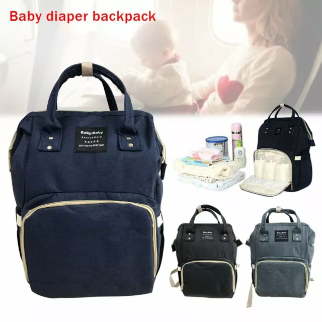 Large Multifunctional Baby Diaper Nappy Backpack Mummy Changing Bag