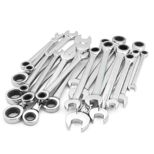 CRAFTSMAN 20 PIECE Ratcheting Wrench Set Inch/Metric 46820 41220