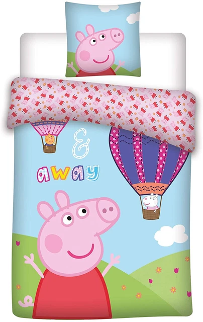 Baby Kleinkinder Bettwäsche 100x135 cm Peppa Pig R