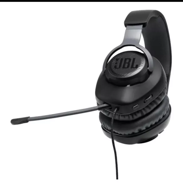 JBL Free WFH Wired Over-Ear Headset - Black