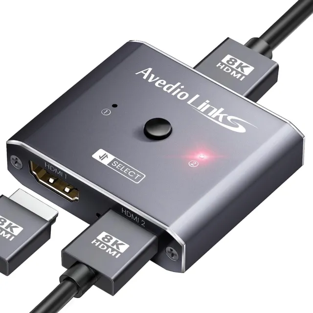 AVEDIO LINKS 8K HDMI 2.1 Switch Bi-Directional HDMI Switch HDMI
