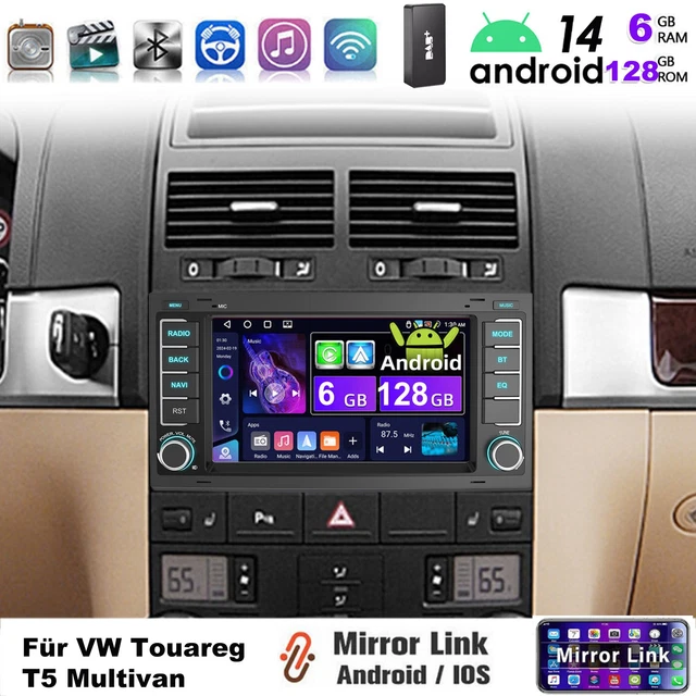 Hodozzy sans Fil Carplay Autoradio 1 din avec Écran Rétractable Manuel