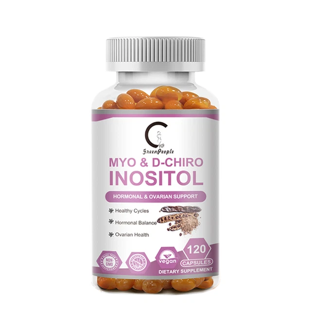 Fairhaven Health Myo D-Chiro Inositol Supplement, 120 Capsules, Supports Fertility, Hormone