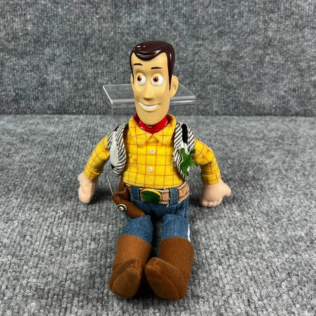 DISNEY PIXAR TOY Story 10” Woody Mini Bean Bag Dolls Plush Vinyl Head