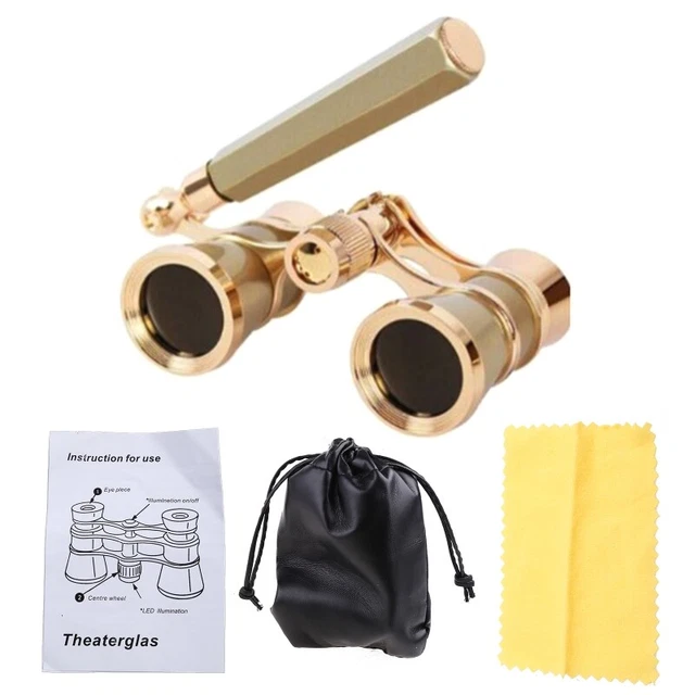 Glasses Binoculars for Women Adults 3x25 Theater Glasses Compact Binocular