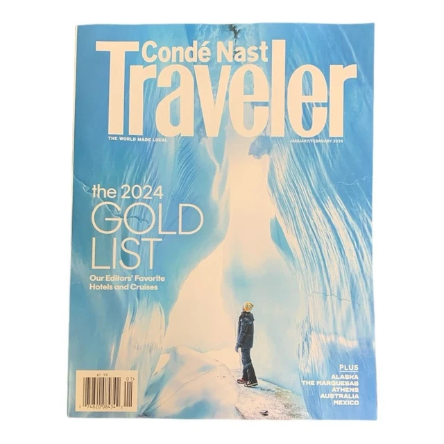 CONDE NAST TRAVELER Magazine January 2024 Gold List Favorite Hotel and