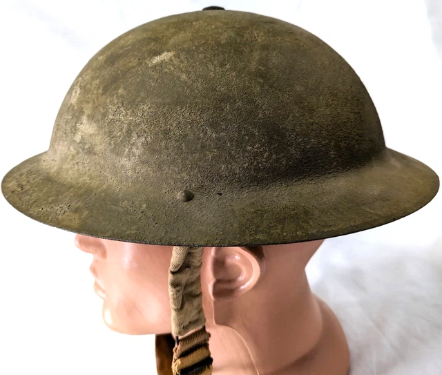WW2 AUSTRALIAN ARMY uniform steel helmet Brodie Mark III 1942 £152.25
