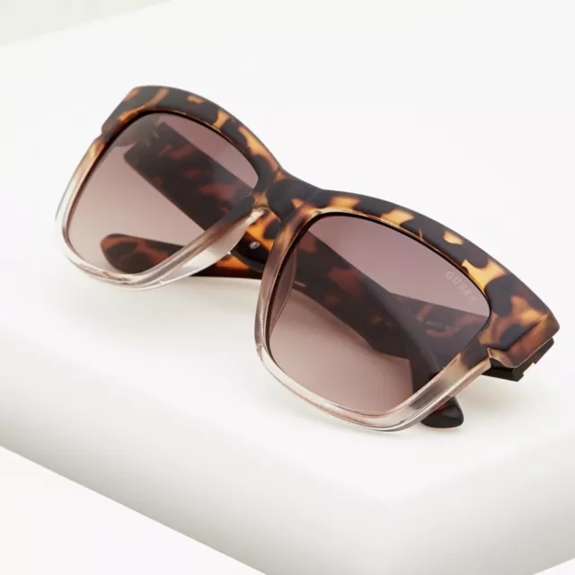 PROMO Lunettes de soleil GUESS Marron Léopard Femme Neuves Authentiques