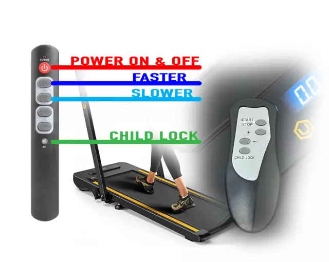 Remote controller UREVO  foldable 2 in1  2.5 HP - Treadmill cloned fully working