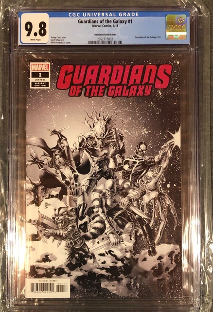 Guardians of the Galaxy 1 Incentive Mike Deodato Jr Party Sketch Variant 9.8 CGC