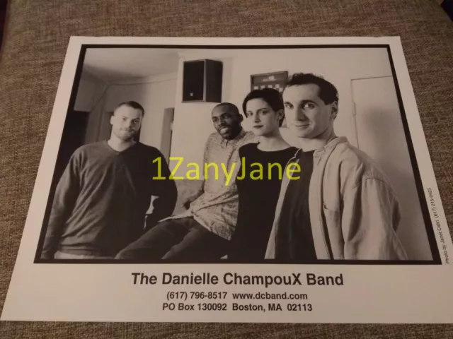 P382 Band 8x10 Press Photo PROMO MEDIA THE DANIELLE CHAMPOUX BAND BOSTON MA