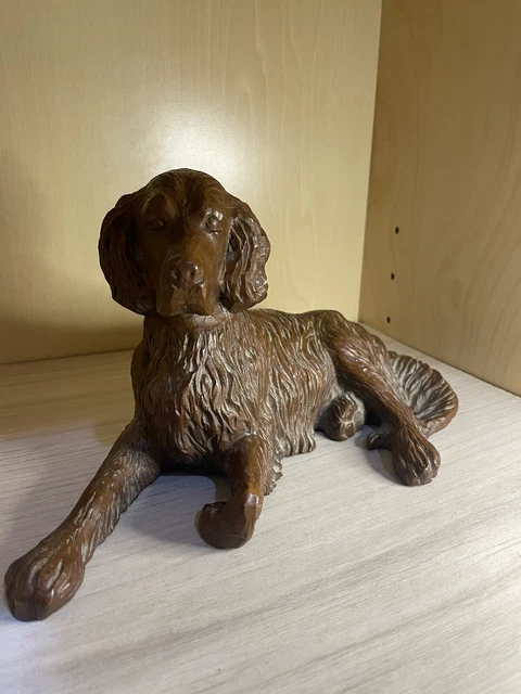 STUNNING & RARE 1982 Red Mill Mfg IRISH SETTER - Pecan Shell Composite