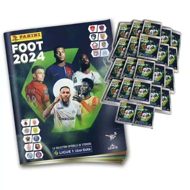PANINI FOOT 2024 Au Choix 30 Stickers Parmis +450 Stickers+Ue Neuf