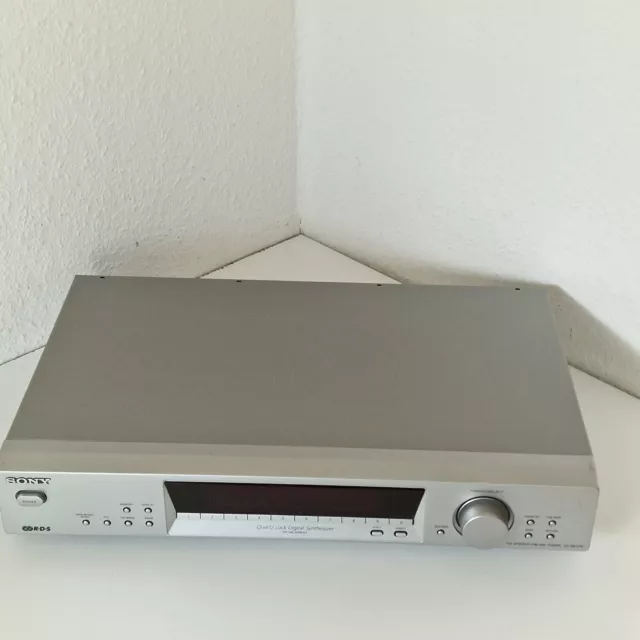 Sony FM Stereo Tuner ST-SE370 RDS HiFi Radio Silber Grau