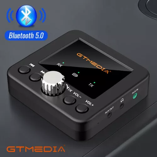 GTMEDIA Bluetooth 5.0 Transmitter Adapter Empfänger Stereo Sender Receiver Audio