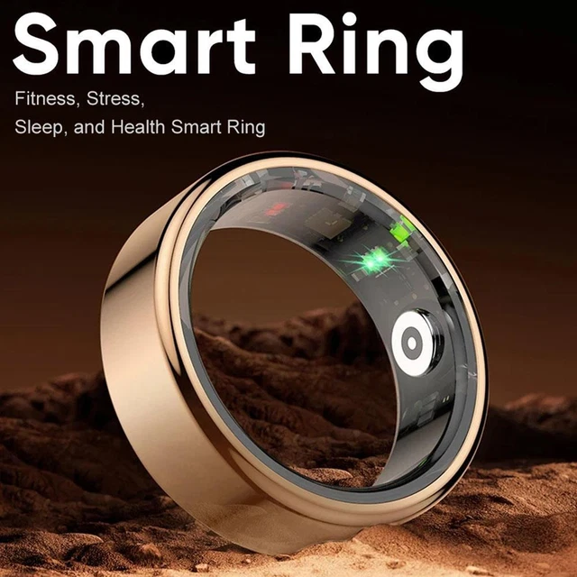 R02 SMART RINGS Health Waterproof Rings Monitors Heart Rate Fitness