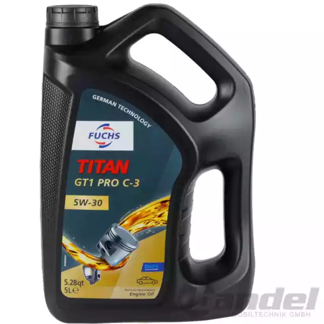 5L FUCHS MOTORÖL TITAN GT1 PRO C-3 5W30 LONGLIFE LL passend für VW 504.00 507.00