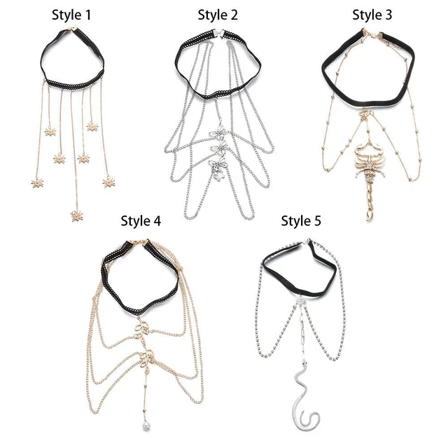 Multi-layers Leg Body Chain Beach Jewelry Bikini Body Accessories Thigh Chain