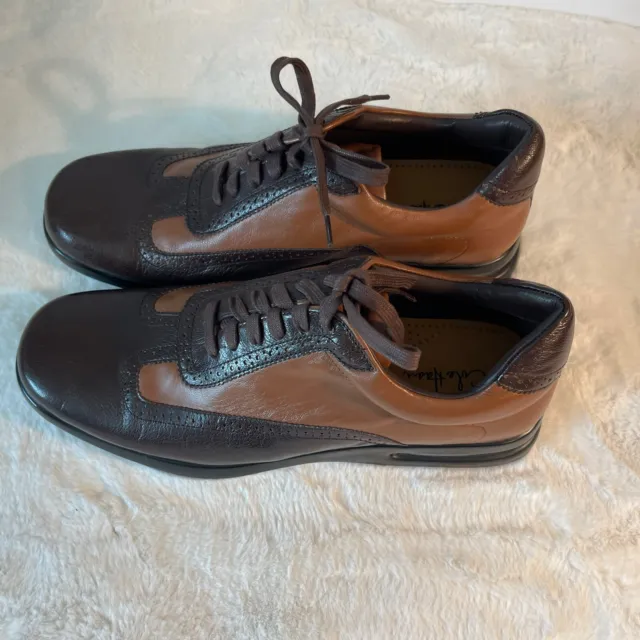 Cole Haan & Nk AIR -New No Box - dress shoes -Size 13 M - Wingtip -Brown 2 Tone