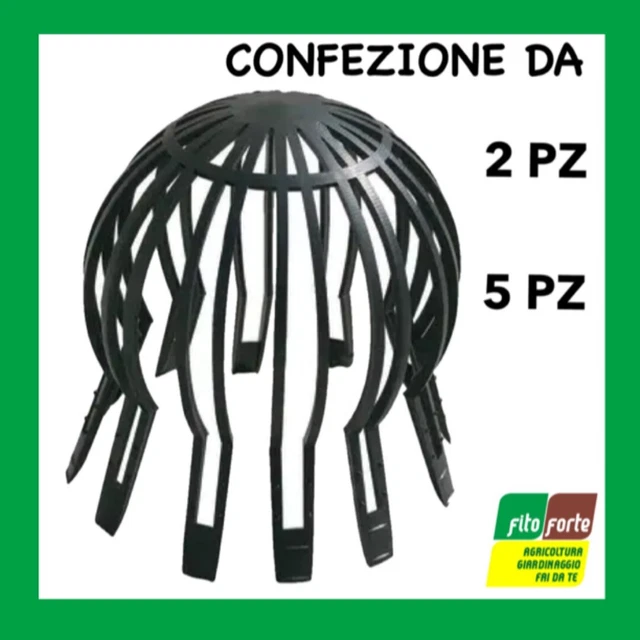 Dissuasore Antifurto Con Punte In Acciaio Per Pluviali Tubi Esterni Da O0 130 Mm Goffrato Nero Online - Foto 9