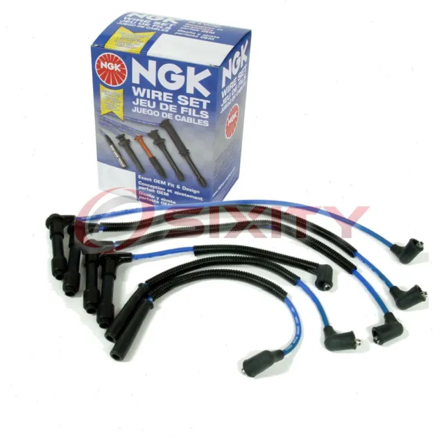 NGK 52020 RC-NX104 Spark Plug Wire Set for 7711 700582 671-6202 55323 dc