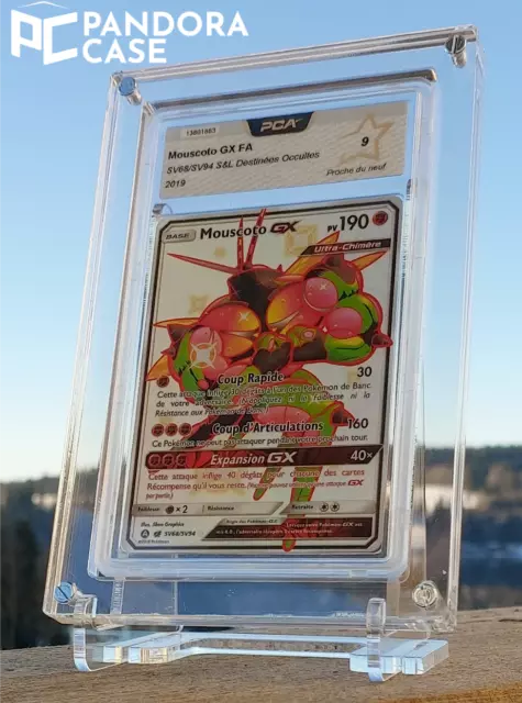 PROTECTION en plexi - cadre 1 carte PCA - Résistant aux UV - pokemon magic MTG