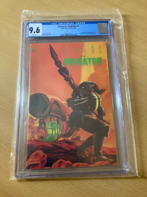 Aliens vs Predator 1 (1990) - Dark Horse Comics Schlüssel - CGC 9,6 NM +