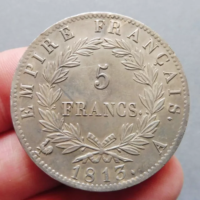 Napoléon Ier - 5 Francs - Revers Empire - 1813 A  Paris