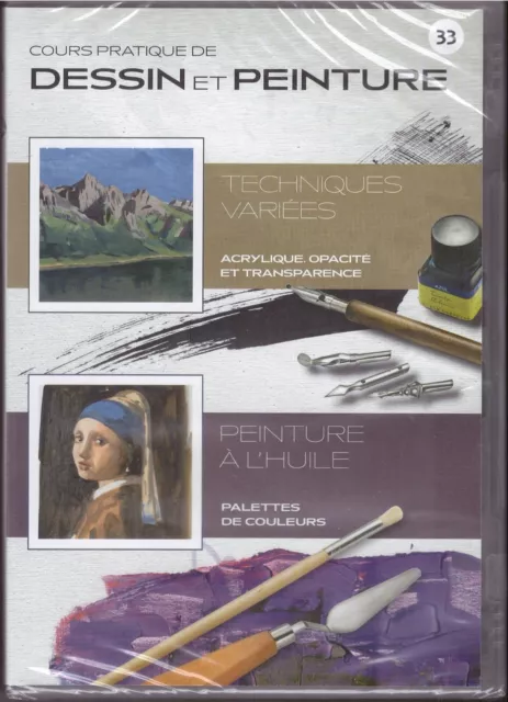 DVD - cours pratique de dessin et peinture