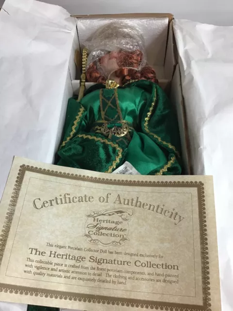 Heritage Signature Collection Shannon Doll Original Box COA Authenticity