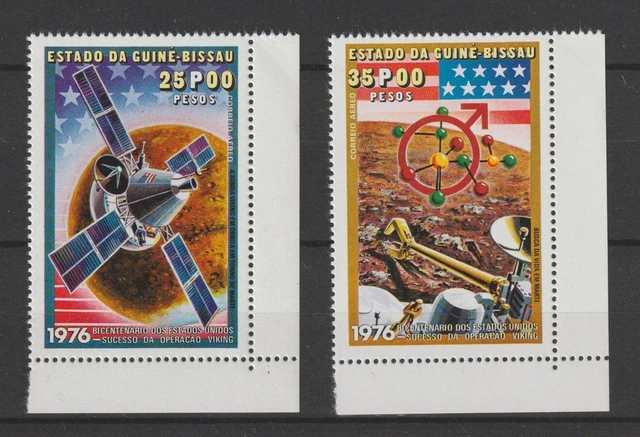 1987 Guine' Bissau P.a. Indipendenza Usa  2 Val Mnh Mf120049