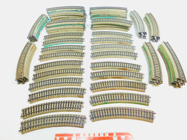 80X MÄRKLIN H0 AC 5100 Pièce De Rail M-Gleis Courbe; 2e Choix #BY574-6 ...