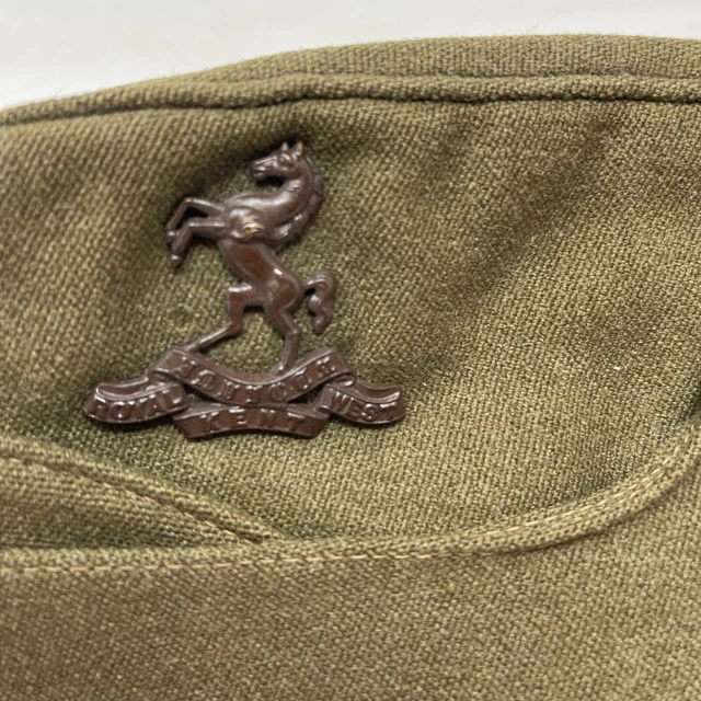 BRITISH ARMY WW2. Field Service Cap with Badge £24.01 - PicClick UK