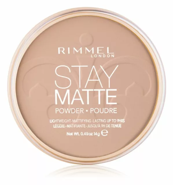 rimmel stay matte powder poudre N°005  silky beige neuf