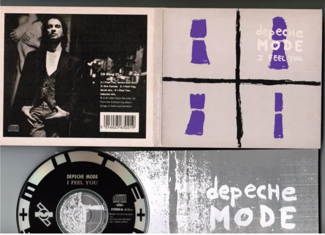 DEPECHE MODE I Feel You JAPAN 5" MAXI CD w/ fold-out INSERT ALCB-721 Free S&H
