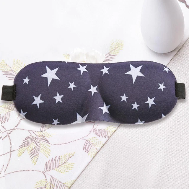 3D Travel Eye Mask Sleep Padded Shade Cover Rest Relax Sleeping 2DP5 P1T9